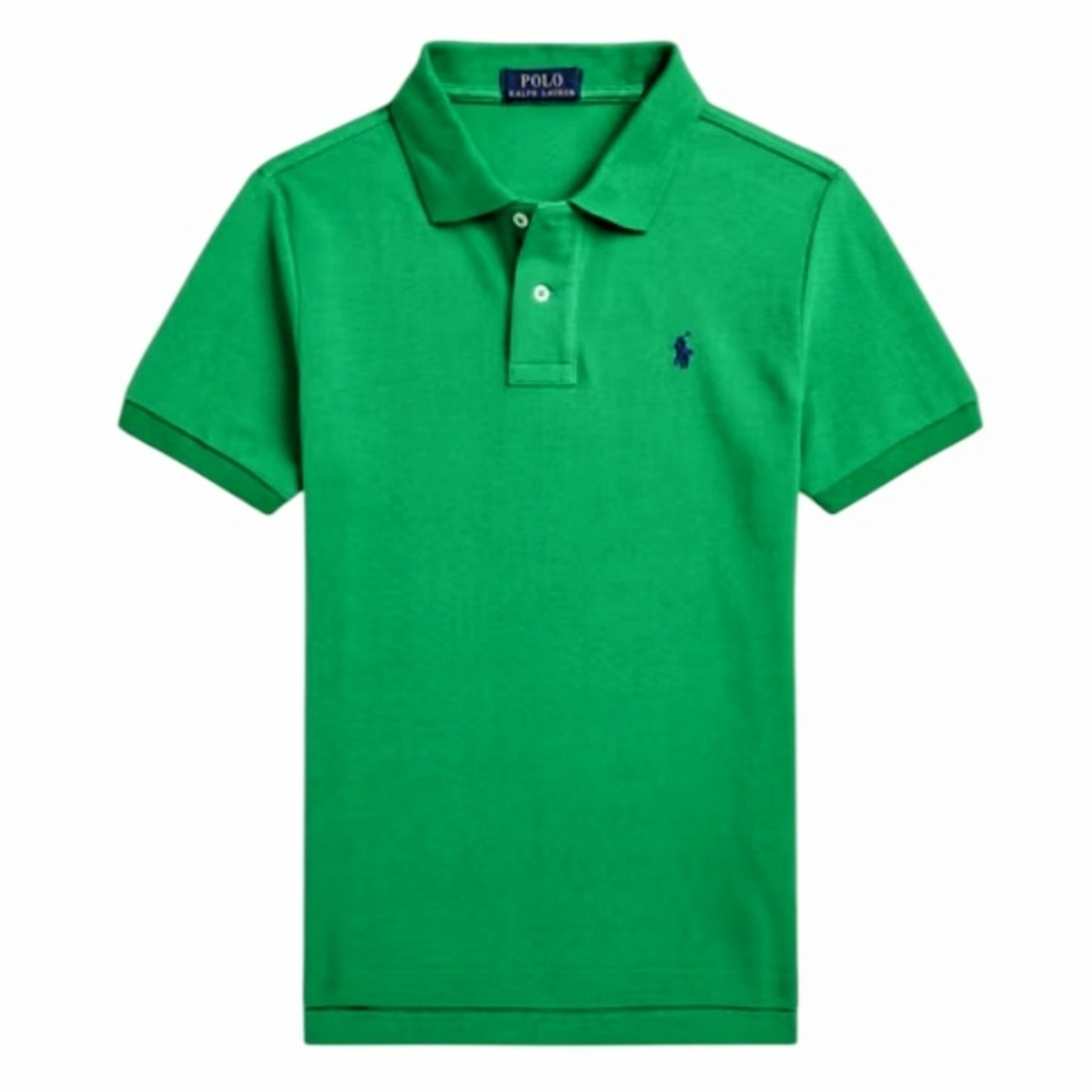 Polo Ralph Lauren - Green Pique Polo Shirt